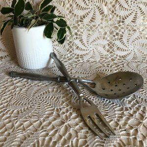 Fork and Spoon  Pewter Wilton-Columbia.